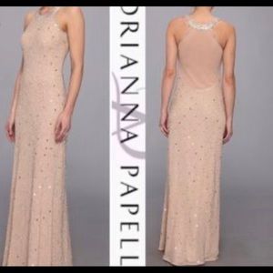Adrianna Papell long embellished Evening Gown. NWT!